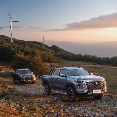 Changan Lantazhe 2.0t Pickup auto a faro a LED manuale con emissione Euro VI