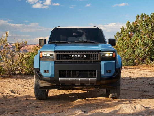 Guida sinistra o destra pulita Toyota Land Cruiser Prado Usata Edizione nera opaca con ESC