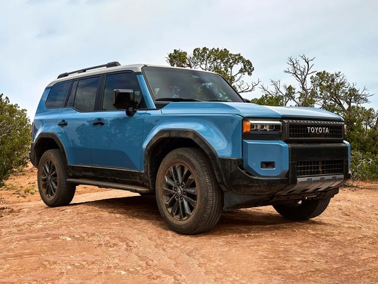 Guida sinistra o destra pulita Toyota Land Cruiser Prado Usata Edizione nera opaca con ESC