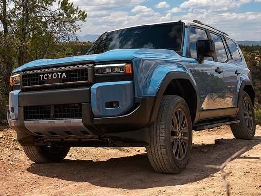 Guida sinistra o destra pulita Toyota Land Cruiser Prado Usata Edizione nera opaca con ESC