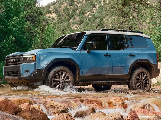 Guida sinistra o destra pulita Toyota Land Cruiser Prado Usata Edizione nera opaca con ESC