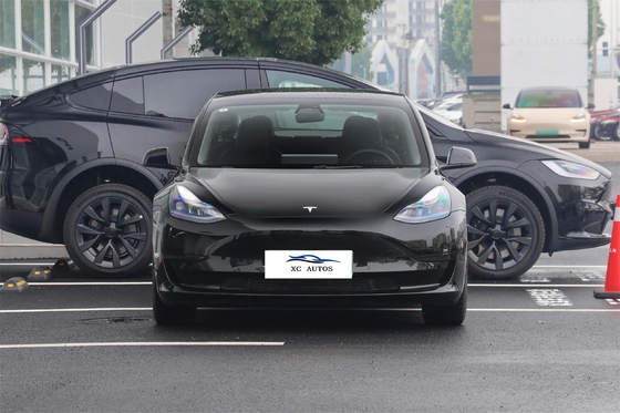 8 mesi Tesla Modello 3 Usata Energia elettrica Auto Car con Front 4 Rear 4 Radar