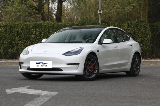 8 mesi Tesla Modello 3 Usata Energia elettrica Auto Car con Front 4 Rear 4 Radar