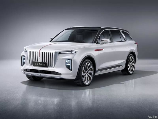 Faretti a LED e ABS 2024 Hongqi E-HS9 Auto elettrica per i veicoli a energia più recenti
