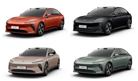 2023 Anno Nio Et5t Multi-link Suspensione anteriore Auto usata con Big Space Energy EV Car
