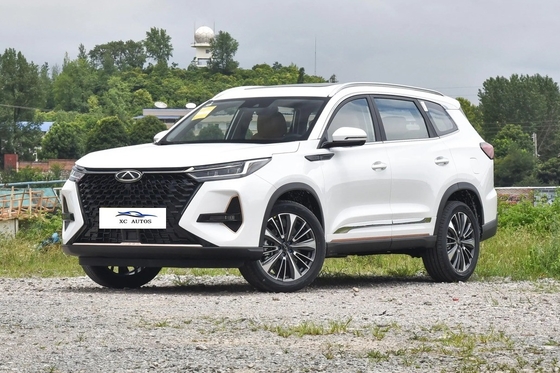 Sedie in pelle Euro IV Standard di emissioni TIGGO 8 SUV medio 2024 Champion 390T 4WD Peak 7 posti auto a benzina